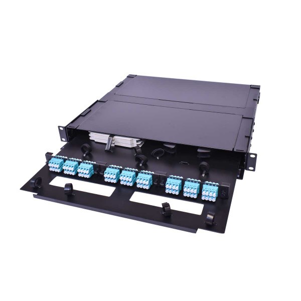 1RU Enclosure, Empty, Holds up to 3 plates, comes w/ Flush Mount Rack Ears